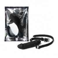 Dildo Gag Silicone Black